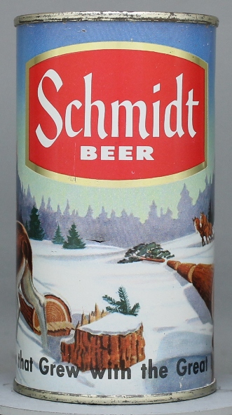 Schmidt Beer Flat Top Can