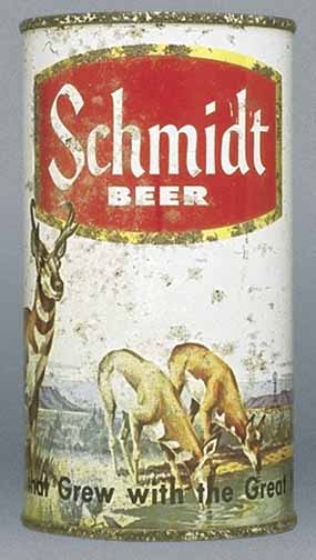 Schmidt Beer Flat Top Can