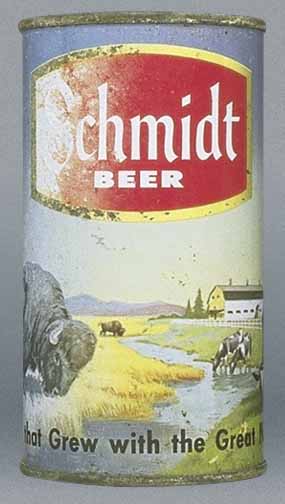 Schmidt Beer Flat Top Can