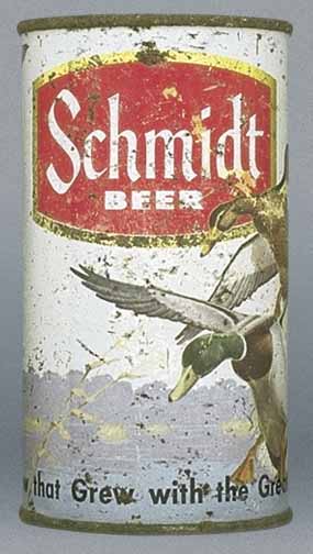 Schmidt Beer Flat Top Can