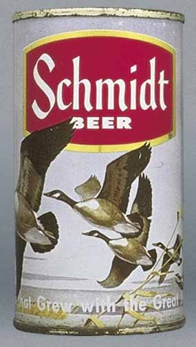 Schmidt Beer Flat Top Can