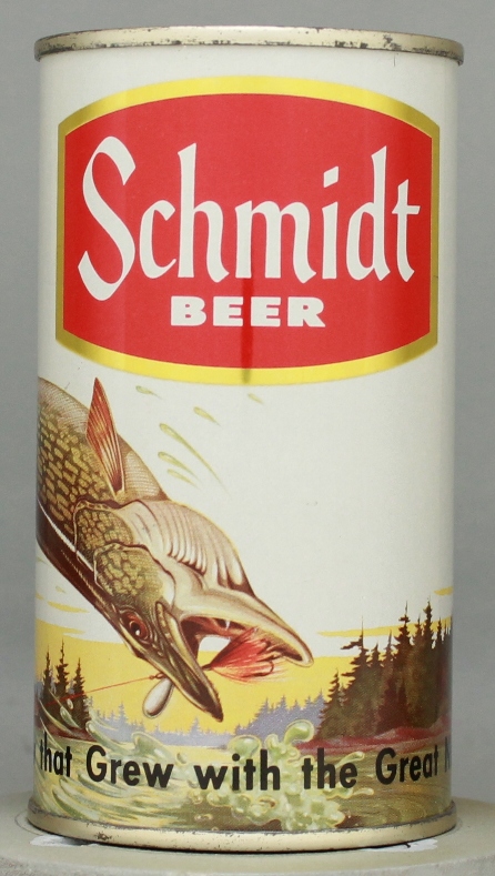 Schmidt Beer Flat Top Can