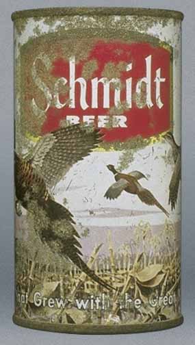 Schmidt Beer Flat Top Can