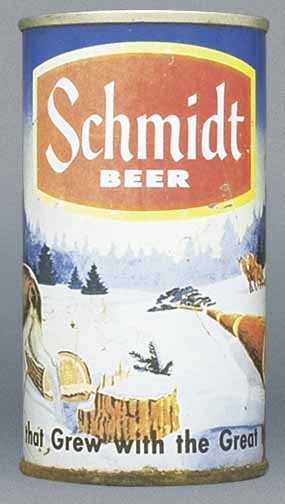 Schmidt Beer Flat Top Can
