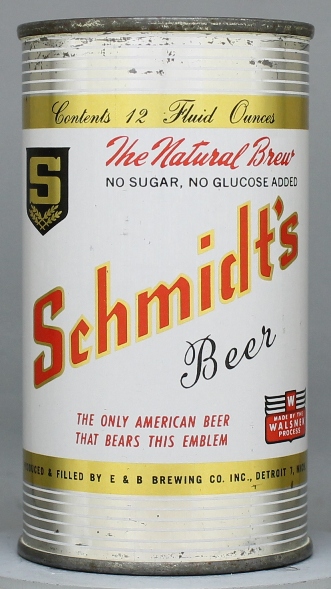 Schmidt's Beer Flat Top Can