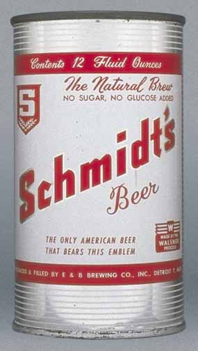 Schmidt's Beer Flat Top Can