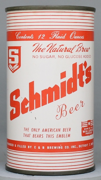 Schmidt's Beer Flat Top Can