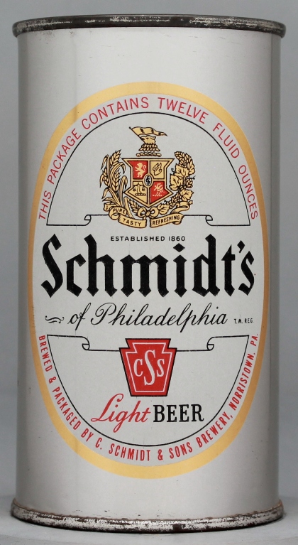 Schmidt's Light Beer Flat Top Can