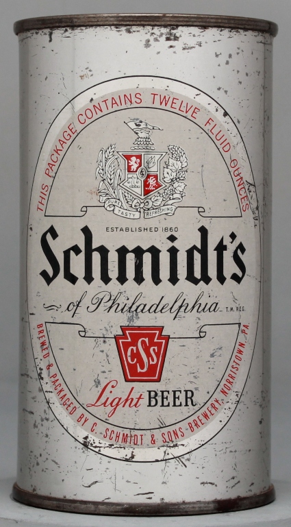 Schmidt's Light Beer Flat Top Can