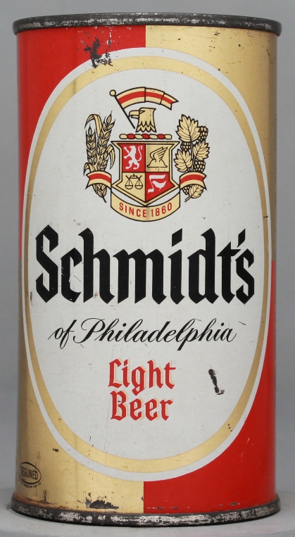 Schmidt's Light Beer Flat Top Can