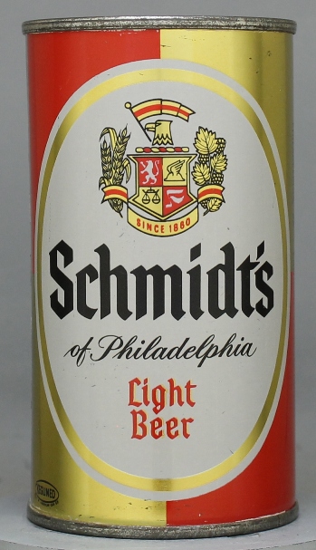 Schmidt's Light Beer Flat Top Can