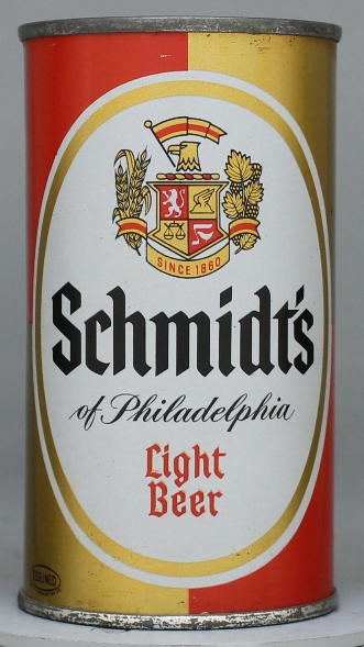 Schmidt's Light Beer Flat Top Can