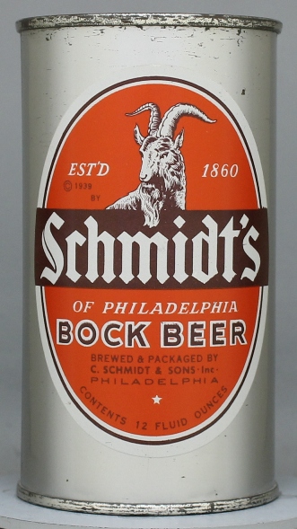 Schmidt's Bock Flat Top Can