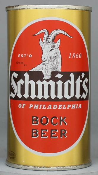 Schmidt's Bock Flat Top Can