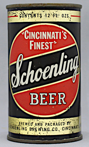 Schoenling Beer Flat Top Can