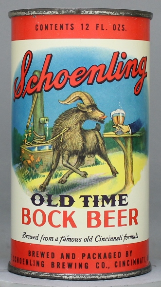 Schoenling Old Time Bock Flat Top Can