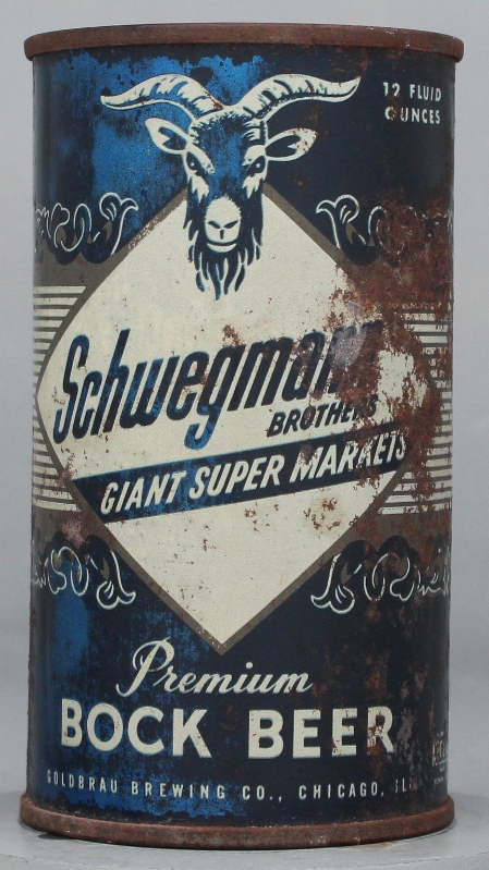 Schwegmann Premium Bock Flat Top Can
