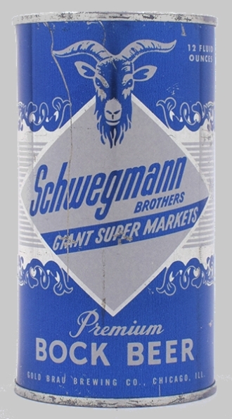 Schwegmann Premium Bock Flat Top Can