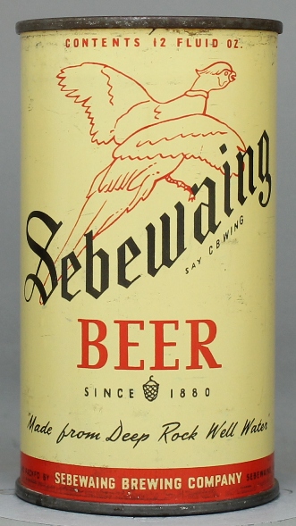 Sebewaing Beer Flat Top Can