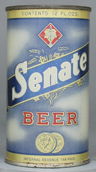 Senate Beer Flat Top Can