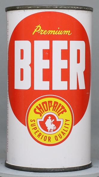 Shop Rite Premium Beer Flat Top Can