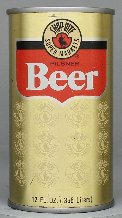 Shop Rite Beer Flat Top Can