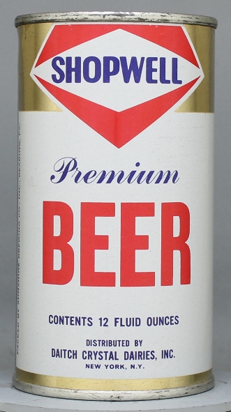 Shopwell Premium Beer Flat Top Can