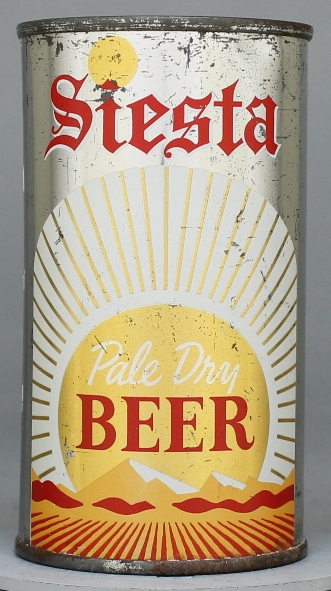 Siesta Beer Flat Top Can