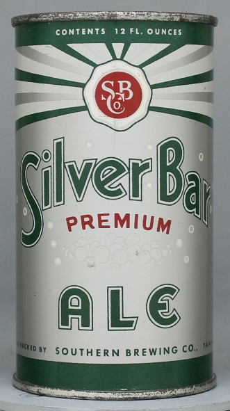 Silver Bar Premium Ale Flat Top Can