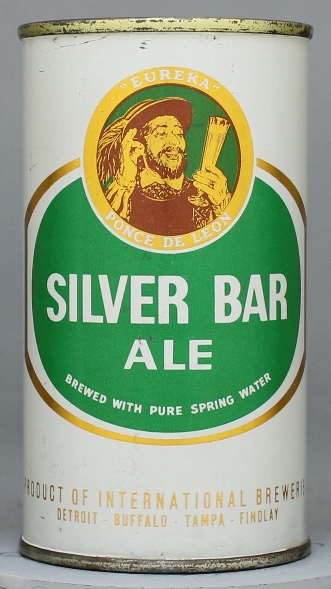 Silver Bar Ale Flat Top Can
