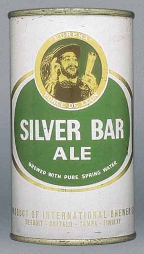 Silver Bar Ale Flat Top Can