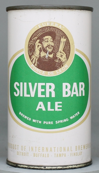 Silver Bar Ale Flat Top Can