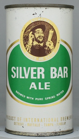 Silver Bar Ale Flat Top Can