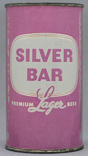 Silver Bar Premium Lager Beer Flat Top Can