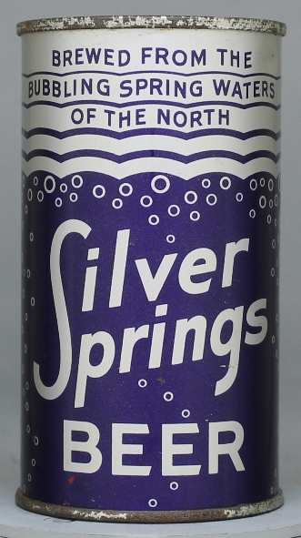 Silver Springs Beer Flat Top Can