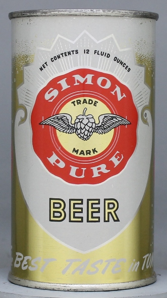 Simon Pure Beer Flat Top Can