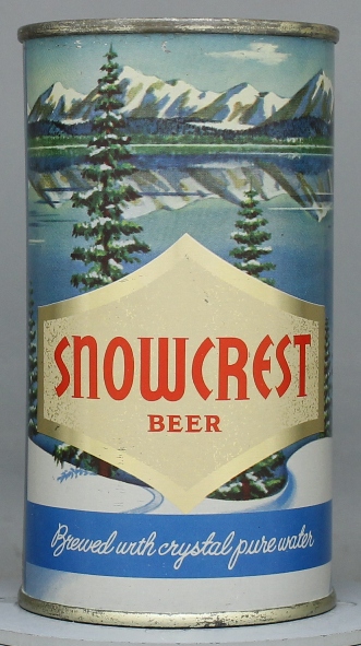 Snowcrest Beer Flat Top Can