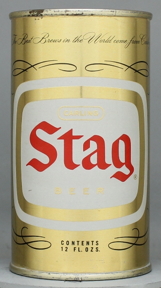 Stag (carling's) Beer Flat Top Can