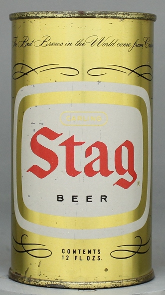Stag, Carling Beer Flat Top Can
