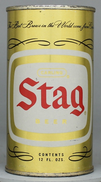 Stag, Carling Beer Flat Top Can