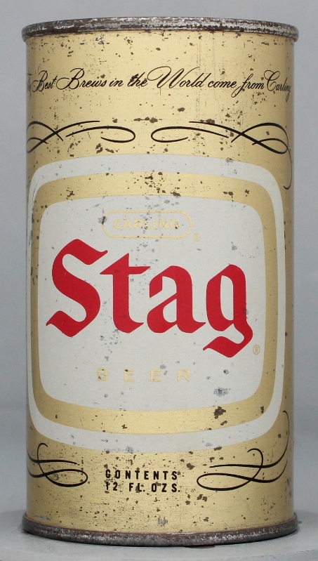 Stag, Carling Beer Flat Top Can