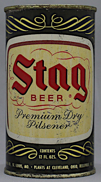 Stag Premium Dry Pilsener Beer Flat Top Can