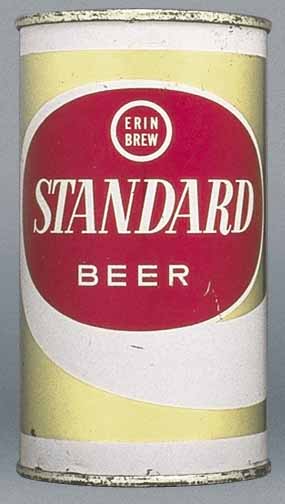 Standard Erin Brew Beer Flat Top Can