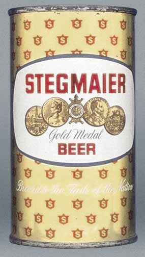 Stegmaier Gold Medal Beer Flat Top Can