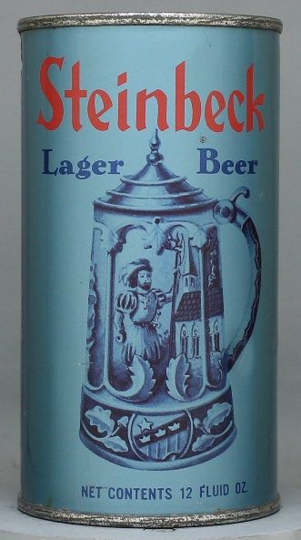 Steinbeck Lager Beer Flat Top Can
