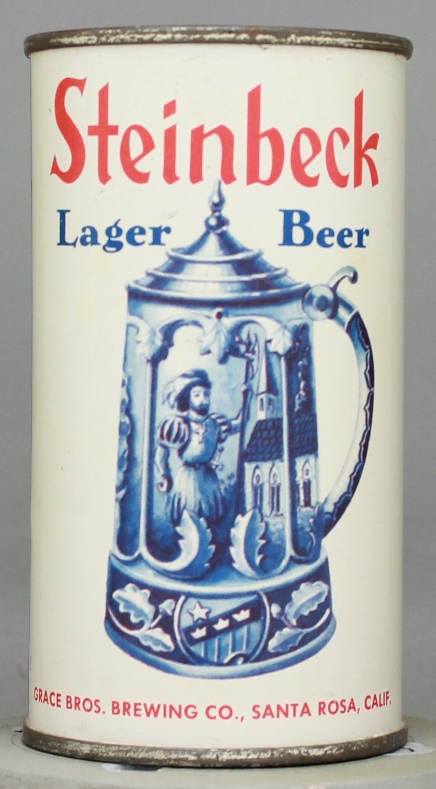 Steinbeck Lager Beer Flat Top Can