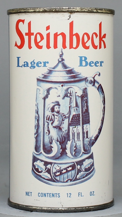Steinbeck Lager Beer Flat Top Can