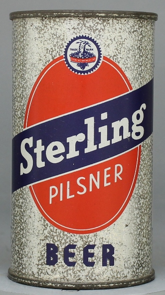 Sterling Pilsner Beer Flat Top Can