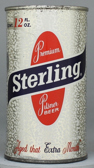 Sterling Premium Pilsner Beer Flat Top Can