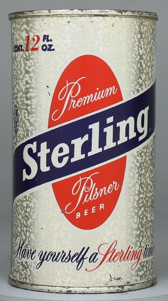Sterling Premium Pilsner Beer Flat Top Can